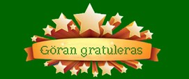 Gratulationsskylt