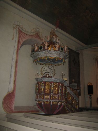Predikstolen i Gräsmarks kyrka