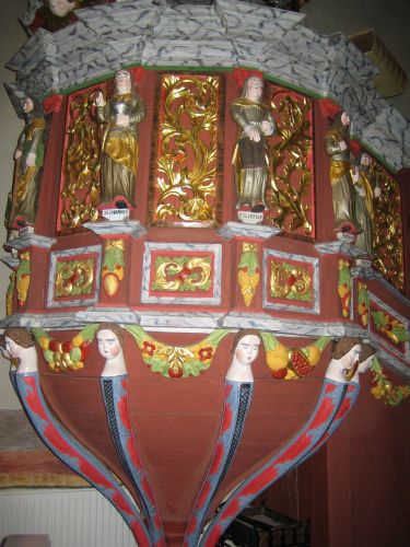 Predikstolen närbild